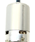 Oem Certified 9.6V Dc Motor Replacement Assembly For Cordless Power Tools, showing front view of silver motor with terminals.