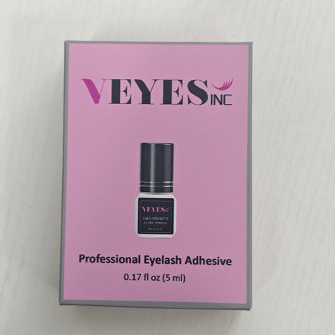 Extra Strong Lash Extension Glue 5ml For Pros Fast 0.5 To 1 Second Dry Time Black Adhesive Box Display