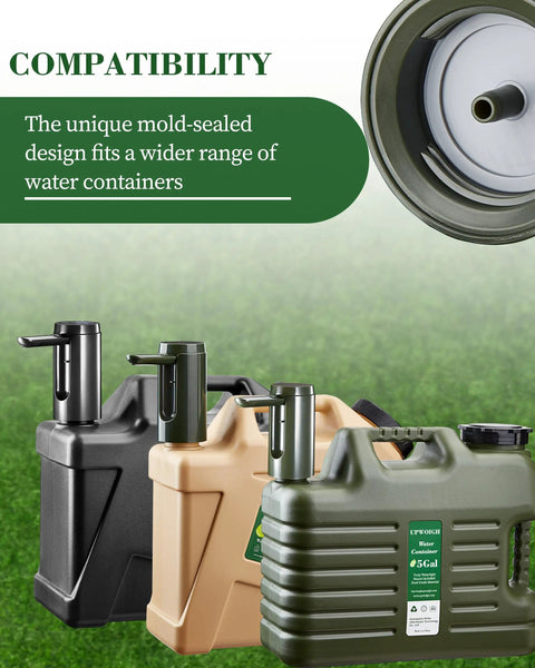 5 Gallon Water Jug For Camping And Overlanding, Leak-Proof Water Storage With Spigot, BPA Free Large Military Green Water Tank For Outdoors, Hiking, RV And Travel, Go-To Portable Durable Gear.