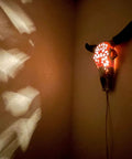 Southwestern Style Steer Skull Resin Wall Sconce Or Table Lamp With Removable Metal Stand And LED Bulb Western Decor