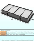Replacement True HEPA Filter Pack Of 2 For Holmes AER1 HAPF300 HAPF30 And Bionaire Purifiers Allergen Remover, 10x4.6x1.4 inches