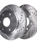 Front Brake Kit With Drilled Slotted Rotors And Ceramic Pads For Ford F150 Expedition Lincoln Navigator 2010 2021 Replacement rotors
