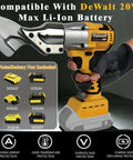20V Max Cordless Sheet Metal Cutter Bare Tool Compatible With 20V Max And 60V Flex Batteries 14 Gauge Steel Shears