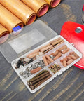 Durable Locking Cam Screws Kit For Furniture Hardware Replacement Includes 95 And 190 Piece Sets With Nuts Screws And Bolts for DIY