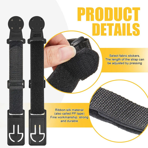 Two Sets Magnetic Hanging Strap Kit For Multimeters And Instruments With Durable Reusable Magnets, shown with product details and features.