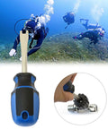 Portable Scuba Diving Cylinder Valve Wrench Handwheel Nut Driver Tool Double Head Spanner Pro Grade Regulator Accessories