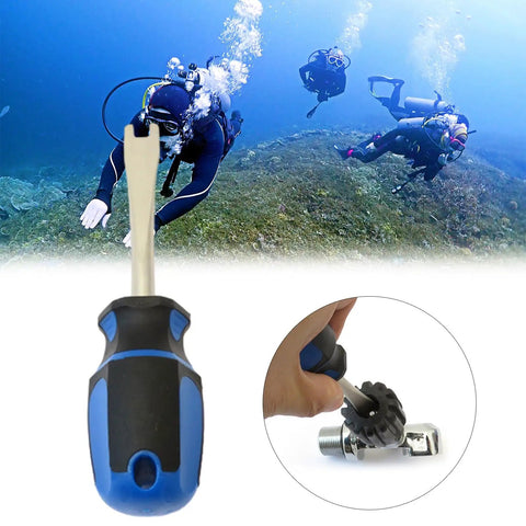 Portable Scuba Diving Cylinder Valve Wrench Handwheel Nut Driver Tool Double Head Spanner Pro Grade Regulator Accessories