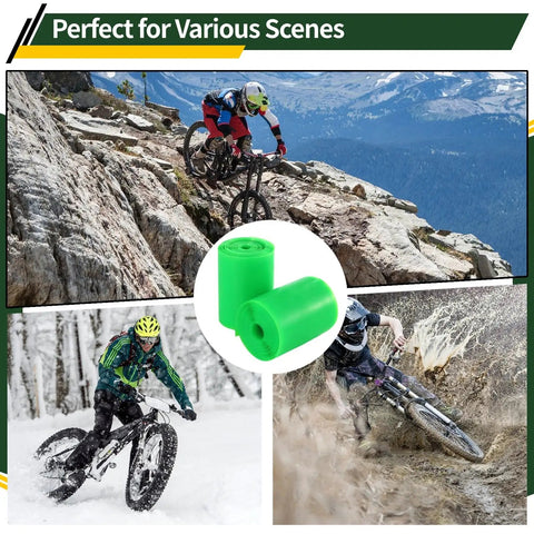 Two Rolls Bike Tire Liners For Road And Mountain Bikes Puncture Proof TPU Inner Tube Protector Fits 20 To 29 Inch Tires