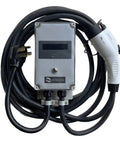 Plug In And Roll Confidently With This Rock Solid 40 Amp Electric Vehicle Charging Station, featuring a 25 foot J1772 cable and digital display.