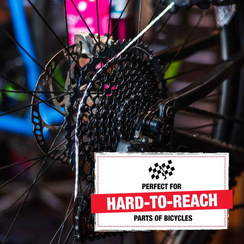 Microfiber Cleaning Rope For Bikes, A Detailing Tool That Reaches Tight Spaces On Cassettes, Chain Rings, Derailleur Pulleys