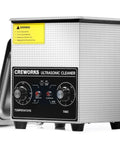Straight Up Workhorse 2L Ultrasonic Cleaner Tank With 60W Cavitation Waves And Sweet 100W Heater Paired With Precise Digital Timer, compact design.