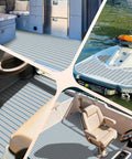 Non Slip EVA Boat Decking With 3M Adhesive Backing Self Adhesive Cuttable Traction Pad For Boats Yachts Jon Boats And Trailers