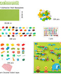 Game Changing 812 Piece Building Blocks Kit Featuring Self Adhesive Wall Baseplates And Interconnected Marble Run Tracks For Kid Approved STEM Projects And No Fuss Setup, featuring colorful blocks, baseplates, and stickers.