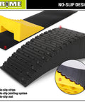 Heavy Duty RV Leveling Blocks With Anti Slip Mats And Wheel Chocks For Travel Trailers And Motorhomes Smooth Sailing Quick Setup features no-slip design