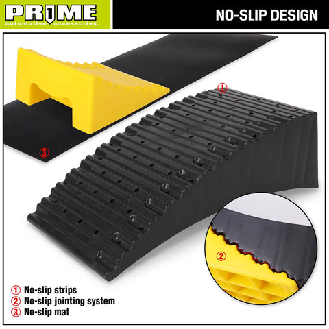 Heavy Duty RV Leveling Blocks With Anti Slip Mats And Wheel Chocks For Travel Trailers And Motorhomes Smooth Sailing Quick Setup features no-slip design