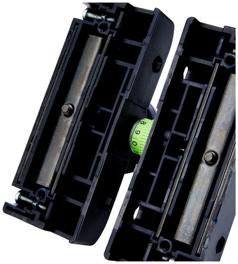 Guide Stop Adapter For OF 1400 Router And FS Guide Rails with precise OneTenthMillimeter fine adjustment, pro grade build shown