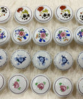 Ceramic Flower Drawer Knobs Six Pack Vintage Floral Cabinet Knobs For Dresser Door Kitchen Red Rose Hand Painted Ceramic Hardware