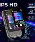 64GB Clip MP3 Player With Bluetooth 5.3 And Built In Speaker, 2 Inch IPS HD Touchscreen highlighted with visual effects