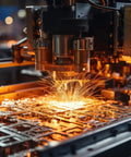Close-up of plasma cutting process using 20 Pcs Plasma Cutter Tips And Electrodes Set For XT60 Torch Compatible With Spectrum 875 Auto Line Pro Grade Replacement Parts Includes Electrodes 256026 And Tips 249929 For Durable Long Lasting Welds