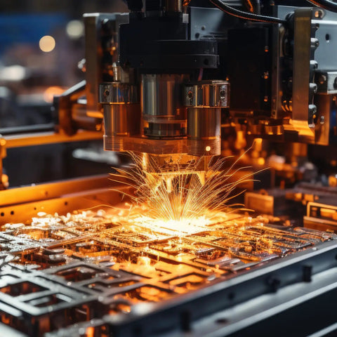Close-up of plasma cutting process using 20 Pcs Plasma Cutter Tips And Electrodes Set For XT60 Torch Compatible With Spectrum 875 Auto Line Pro Grade Replacement Parts Includes Electrodes 256026 And Tips 249929 For Durable Long Lasting Welds