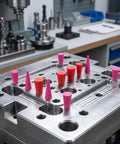 Top Tier Silicone Bottle Stoppers Assortment Kit With 250 High Temp Tapered Plugs For Powder Coating Painting Anodizing And Plating Jobs Ensures No Paint Mist Enters Holes Makes Site Organization A Breeze For Pros Who Need Durable Multi Color Caps on a metal fixture