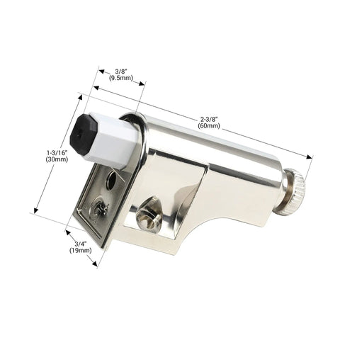15 Pack Soft Close Dampers For Cabinet Doors, Compact Soft Close Cabinet Adapter Hardware Hinges In Polished Nickel Finish, Works On Face Frame And Frameless Cabinets, Model SCD103