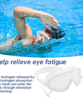 Hydrogen Eye Mask Kit With Inhalation Device And Cooling Glasses For Eye Fatigue Relief And Antioxidant Boost A Must Have All In One Hydrogen Generator And Absorption Mask White