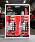 M Style Quick Connect Coupler And Plug Kit With Rubber Bumpers, 1 Quarter Inch NPT Hose Fittings For Air Tools And Compressors, 14-Piece Durable Steel Sleeve in packaging