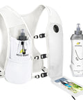 Lightweight Hydration Vest With 350 ML TPU Soft Bottle For Running Hiking And Cycling Adjustable Hands Free Water Pack With Waterproof Phone Pocket For Women And Men