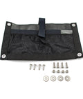 Heavy Duty Kayak Fishing Storage Crate With Double Rod Holder Accessory Pouch Anchor Kit Utility Leashes parts and tool kit