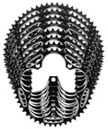 Stacked view of 130 BCD Round Bike Chainring 42T Narrow Wide Single Chainring for 8-12 Speed Road Bikes in aluminum