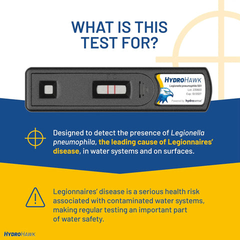 No Sweat Legionella Water Outlet Swab Test Kit With Sterile Swab And Buffer Vial for testing Legionella in water systems.