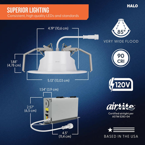 Sleek Canless Led Recessed Ceiling Downlight 4 Inch Adjustable 5Cct 955 Lm Bulb Drop In Fixture No Housing Required No Sweat Setup For Kitchen Bath Remodel Big Time Brightness You Want