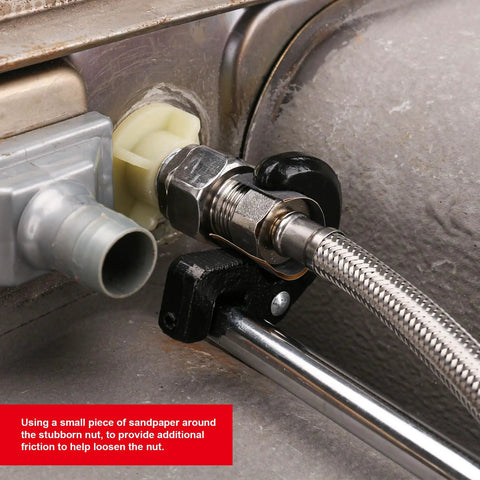 Adjustable Basin Wrench For Tight Spaces With Self Adjusting Gripping Jaws The Handy Faucet Nut Tool For Under The Sink