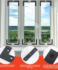 Heavy Duty Stainless Steel Beefy L Shaped Mending Plate 6x6 Inch Right Angle Corner Bracket For Wood Matte Black Finish details