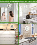 80 CFM Wall Mounted Exhaust Fan with White Grille in bathroom, kitchen, garage, and attic ventilation setup
