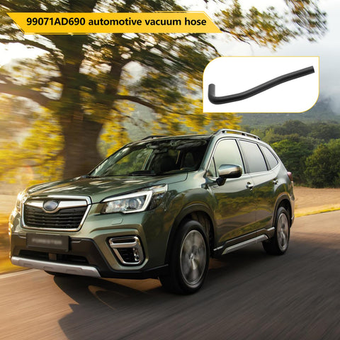Subaru vehicle with inset showing Subaru Vacuum Hose PCV Valve Replacement For Forester 2.5L 2011-2016 And Crosstrek 2.0L 2015-2017