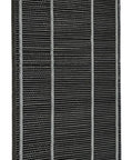 Activated Carbon Replacement Filter KC860U for Plasmacluster Air Purifier, black rectangular panel with vertical grooves