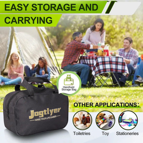 Heavy Duty Bungee Cords Set 28 Piece Bundle With Carabiner Hooks And Tent Clips Assorted Lengths black storage bag in camping scene