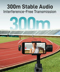 Wave T5 Mini Magnetic Wireless Lavalier Microphone For Content Creators Pro Level Audio Video Recording on running track