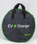 SAE J1772 Portable Level 2 EV Charger 32 Amp 90 To 260 Volt 7 KW Wall Connector With NEMA 10 30 Plug - black storage bag