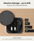 Upgrade Your Tech Loadout With This Slim USB4 NVMe SSD Enclosure Packing 40Gbps with NVMe M.2 SSD sizes inside. 