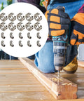 Ten Pack Stainless Steel Shaft Collars 6mm Adjustable Screw Collar Depth Stopper Position Adjuster Set For Automotive Robotics Build Projects Easy Install No Removal Needed High Grade Hardware Fitment For Garage And Shop Upgrade Needs Bang For Buck used with drill on wood