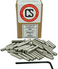 Built Different 188 Stainless Steel Cup Point Socket Set Screws Pack Of Fifty 1032X1 Inch with hex wrench and headless grub screws.