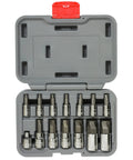Heavy Duty 14 Piece Metric Damaged Fastener Remover Hex Bit Socket Set For Removing Heavily Rounded And Stripped Fasteners With Premium Steel Sockets And Portable Storage Case