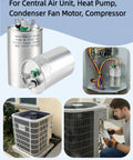 Dual Run Capacitor 45/5uF 5% MFD For Air Conditioner Outdoor Unit Condenser Fan And Heat Pump 370V 440V UL Recognized