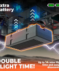 Extra battery for Totally Rad Kid Friendly Drone For 8 To 13 Year Olds with 2.4GHz remote, shown enhancing flight time