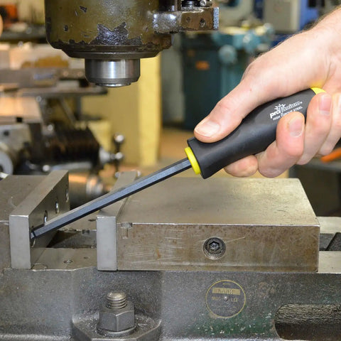 Using Set Of 13 Workhorse Balldriver Screwdrivers With ProGuard Finish, Ergonomic Cushioned Handles in an industrial machine setting