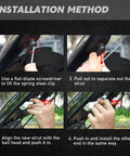 Installation guide for Rear Hatch Lift Supports For Suburban Tahoe Yukon SUVs 07-14 Left And Right Gas Springs Liftgate Shocks