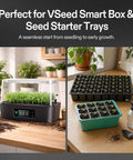 Seed Rooter Plugs For Seedlings And Cuttings, 40 Cube Pack Optimizes Germination With Balanced Air And Moisture